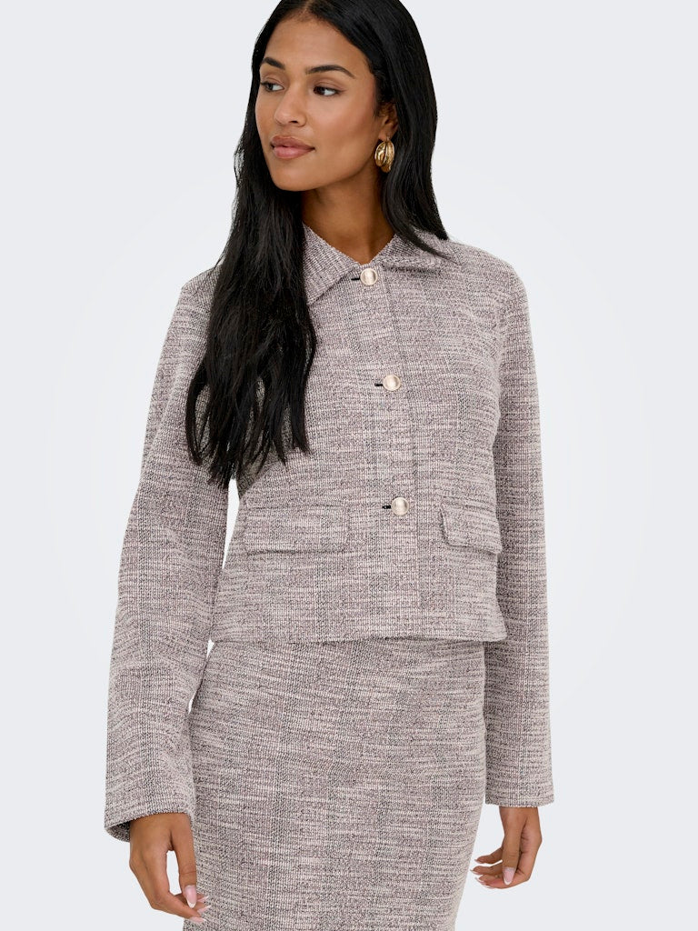 Jdylissy L/s Blazer Jrs - Roze Dessin