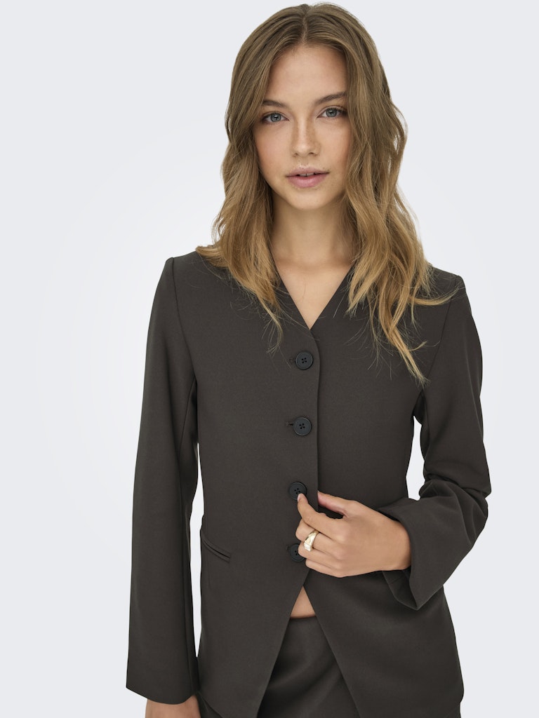 Onllamina Life L/s Fit Blazer Tlr - Bruin