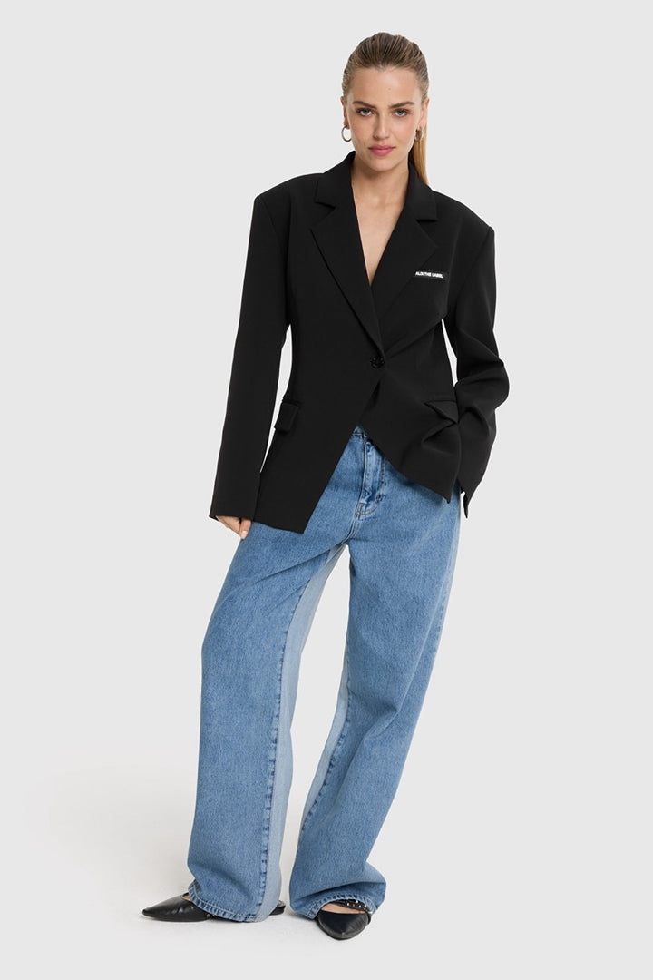 Fitted Blazer - Zwart