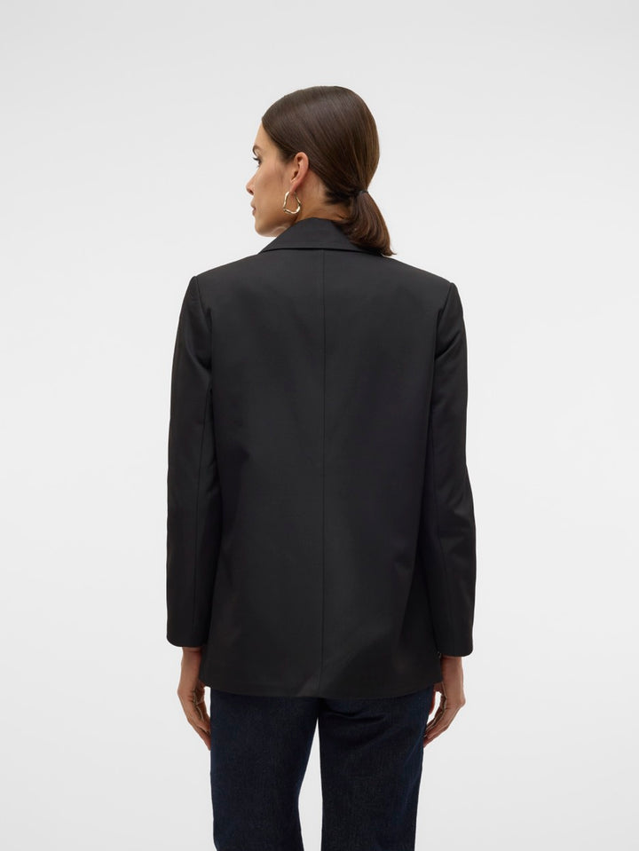 Vmraya Ls Loose Blazer - Zwart