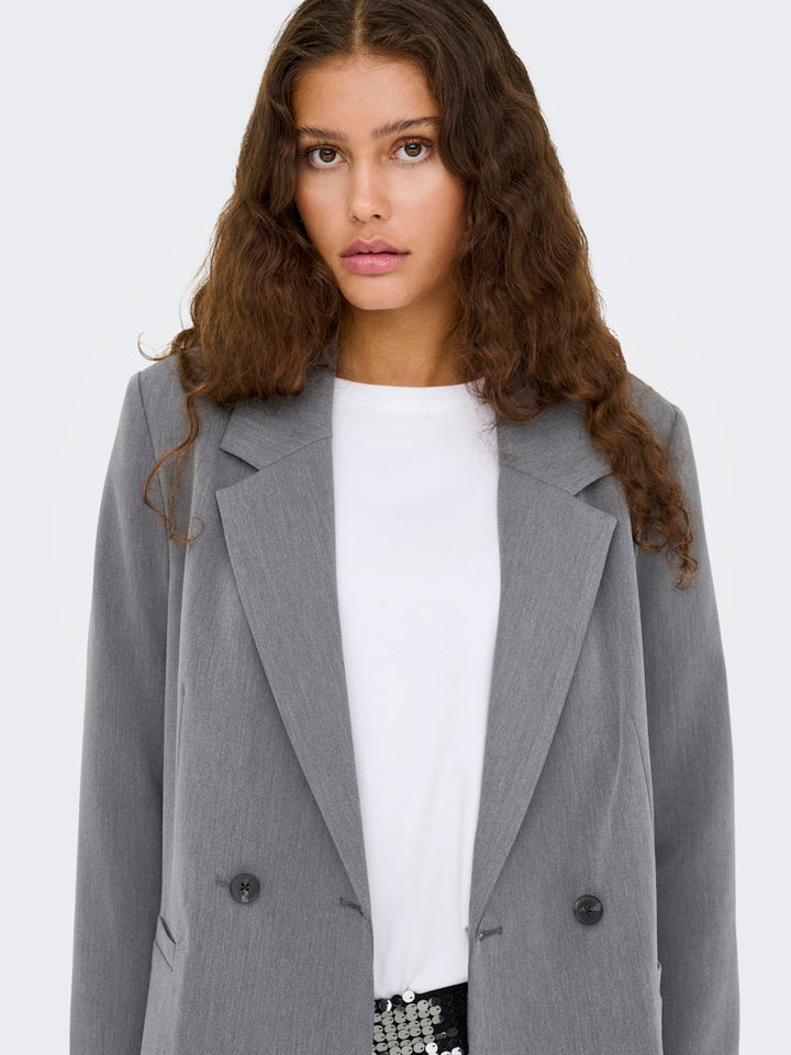 Jdyerica L/s Blazer Tlr - Grijs Melee