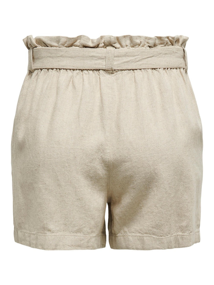 Jdysay Mw  Linen Shorts Wvn Noos - Zand