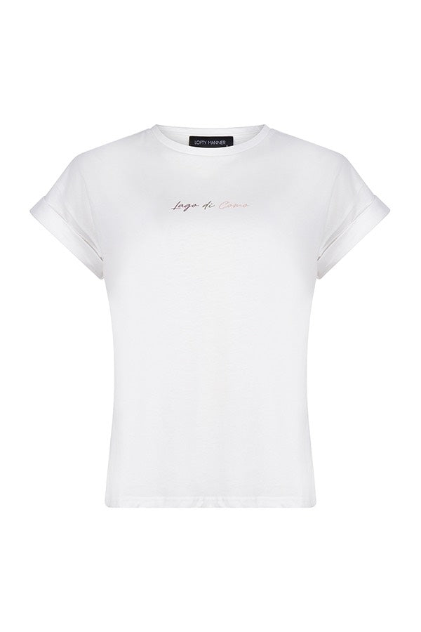 Lofty Manner - Korte mouw T-shirts - 4339.01.0416 - Wit