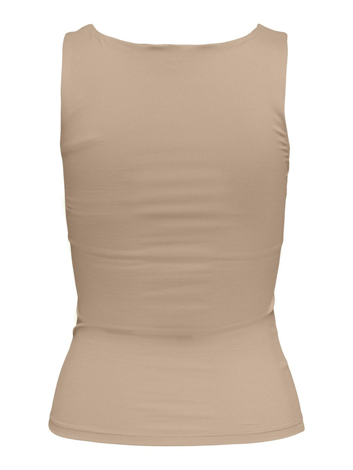 Onlea S/l 2-ways Fit Top Jrs Noos - Beige