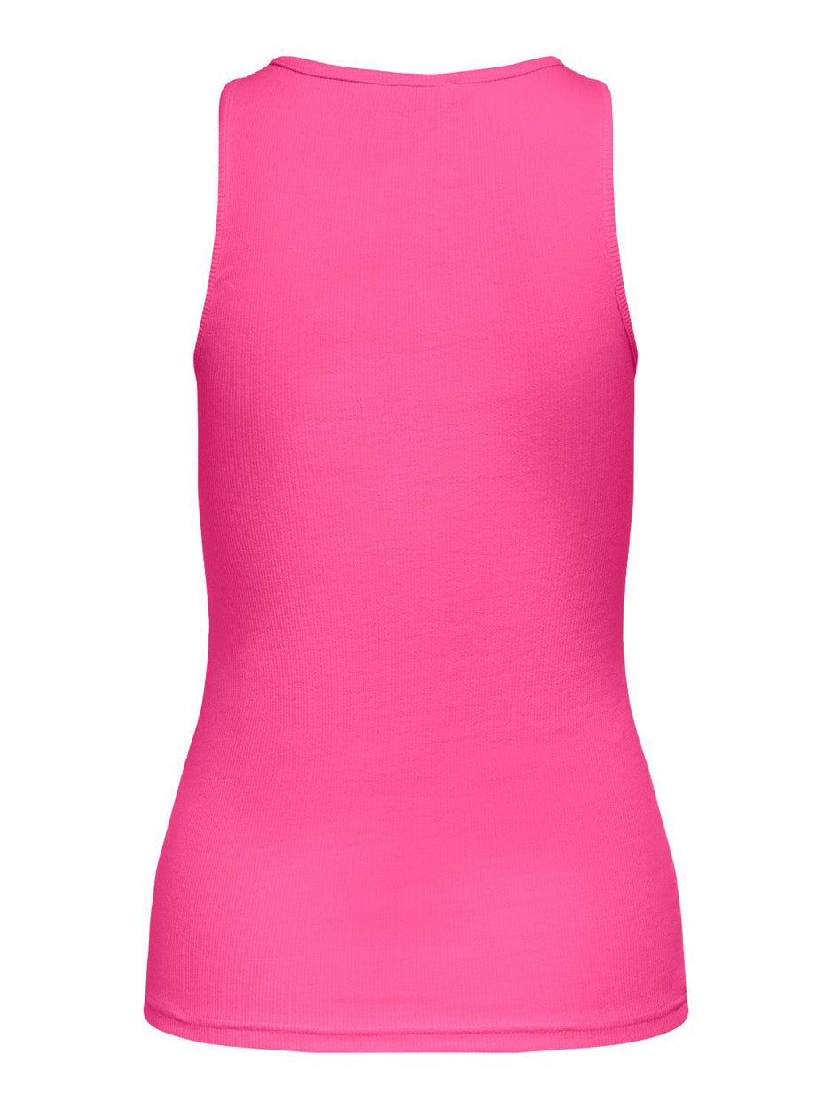 Onlkenya Rib Tank Top Jrs Noos - Roze