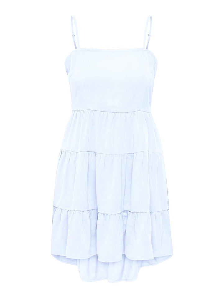 Onlaris Life Short Strap Dress Pnt - Off-white