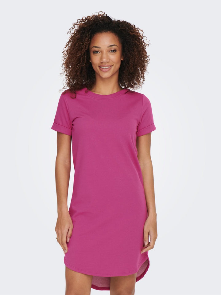 Jdyivy S/s Dress Jrs Noos - Fuchsia