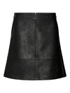 Vmida Short Coated Skirt Lcs - Zwart
