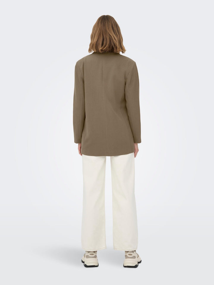 Onllizzo L/s Loose Blazer Cc Tlr - Taupe